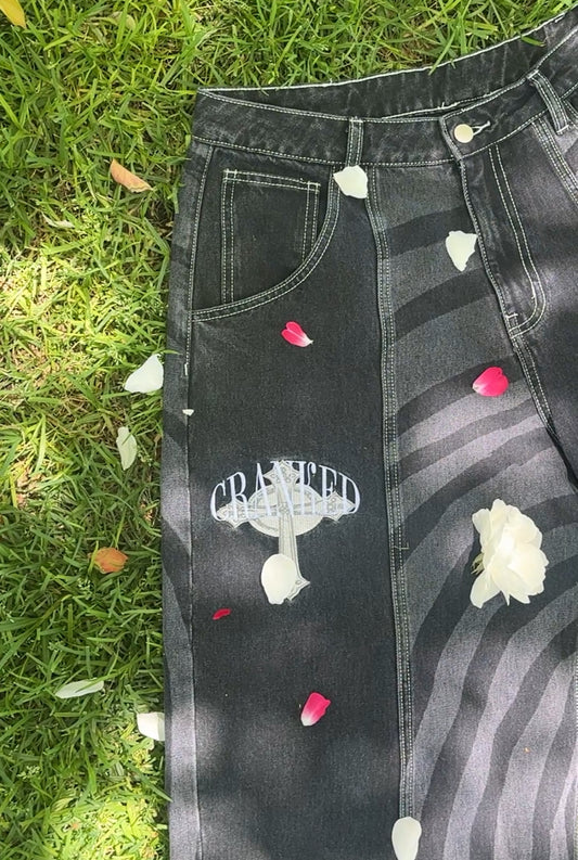 Serpentine Baggy Denim Pants